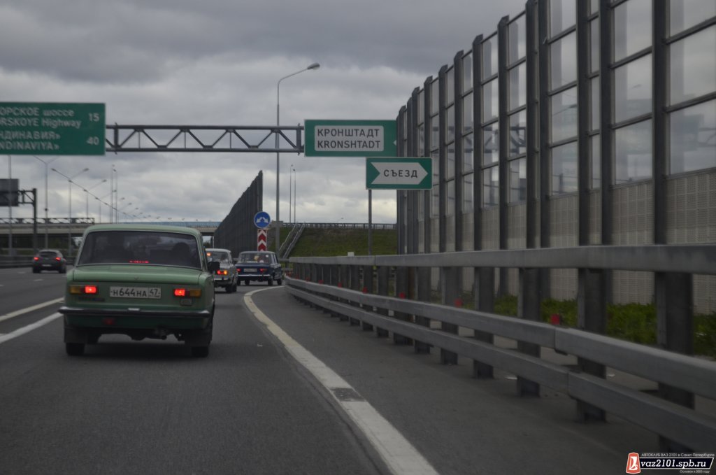 Южная колонна направляется в Кронштадт